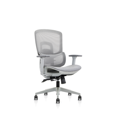 旋轉辦公3D功能扶手網椅帶擱腳板椅AS-6248B